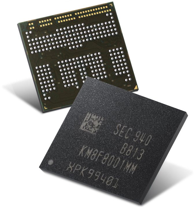 <b>Samsung Launches Single-Chip uMCP Packages with LPDDR4X DRAM & UFS 3.0 Storage</b>