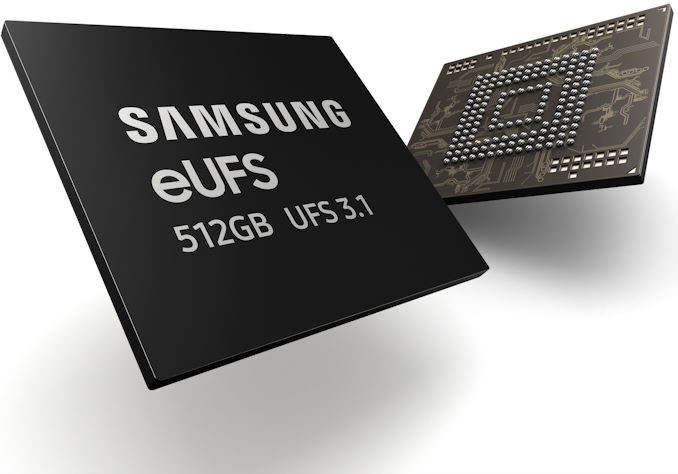 Samsung Begins Mass Production of 512 GB eUFS 3.1 Storage: Up to 2.1 GB/s